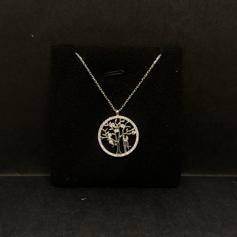 Adel Gümüş boyunbağı