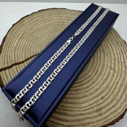 Natan Gümüş boyunbağı