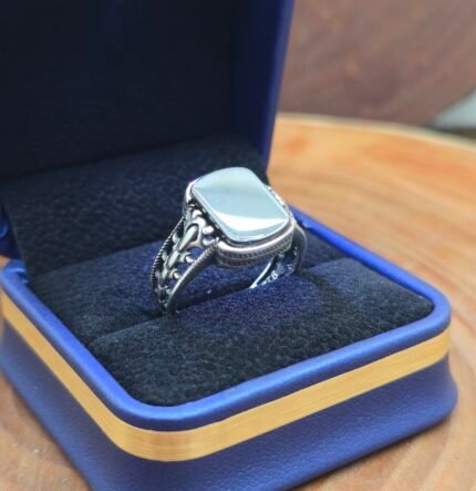 Vinston gümüş üzük